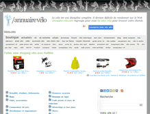 Tablet Screenshot of annuaire-velo.com